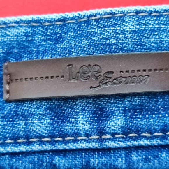 Lee relaxed fit straight leg jeans blue women's size 10 - Picture 5 of 9